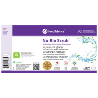 Image sur Nu-Bio Scrub - Étiquette pour vaporisateur