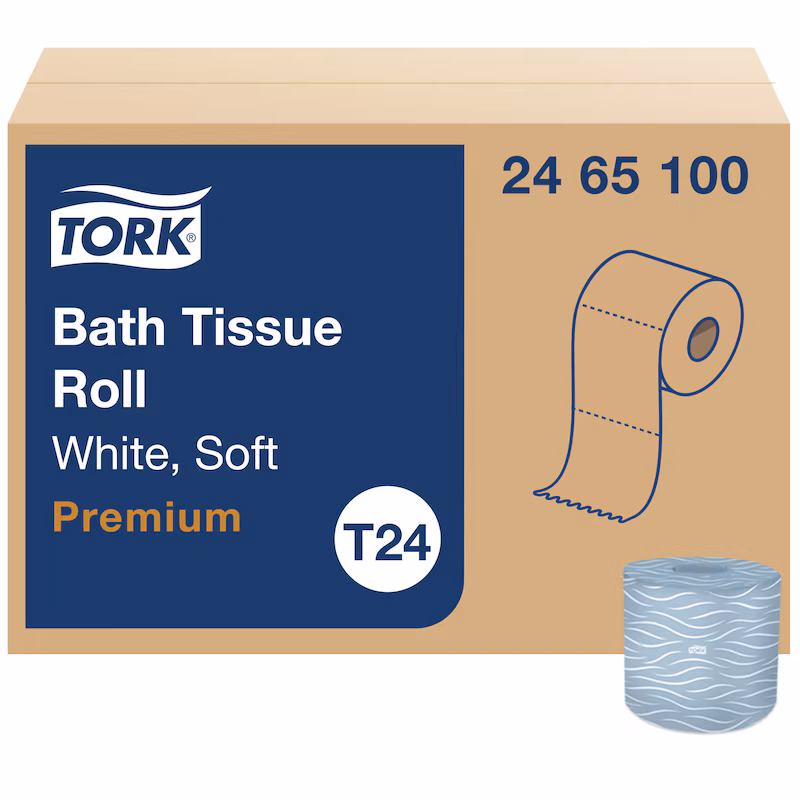 Image sur 2465100 -  Rouleau de papier toilette doux Tork Premium - 2 plis